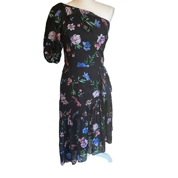 Shoshanna Gia One Shoulder Dress Size 6 - Picture 3 of 8